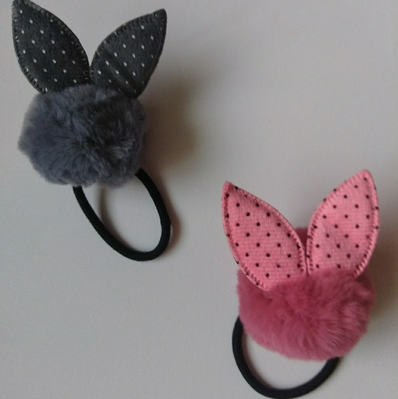 Accessories Bunny Fluffy Hair Ties Poshmark